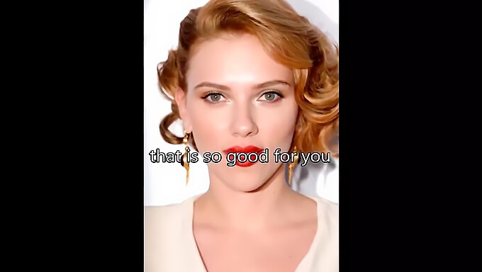 Tonton Payudara Besar Scarlett Johansson Dalam Video Arahan Masturbasi